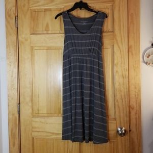 Striped maternity dress